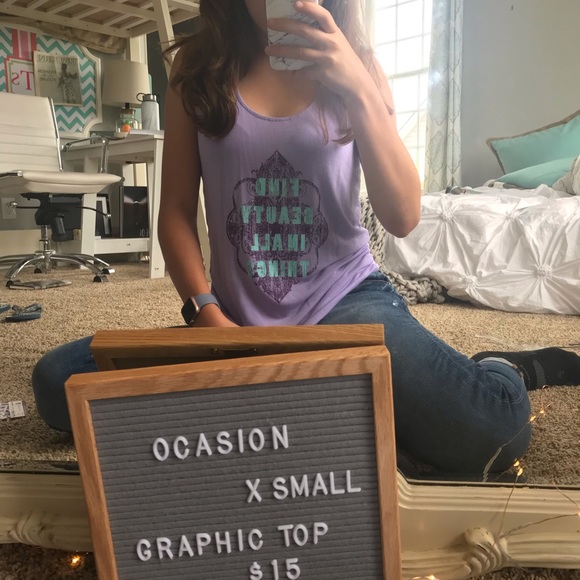 Cute Graphic workout tank - Picture 2 of 4